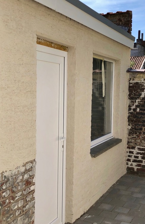 Terras muur